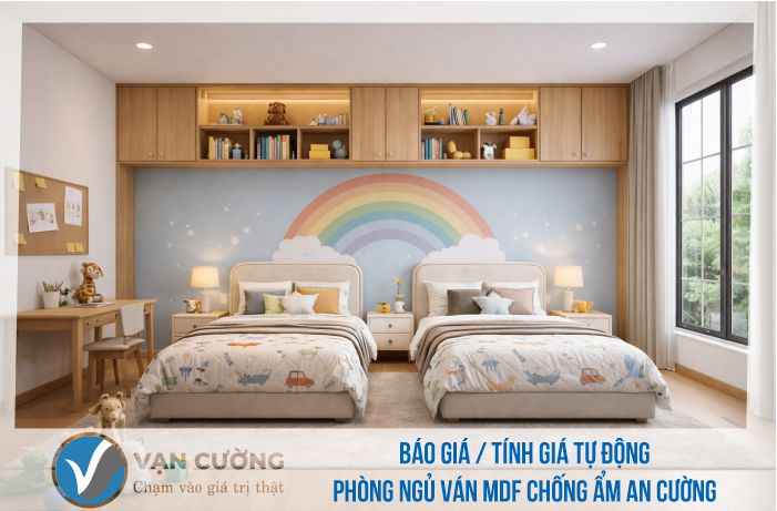 Báo giá nội thất phòng ngủ ván MDF chống ẩm An Cường