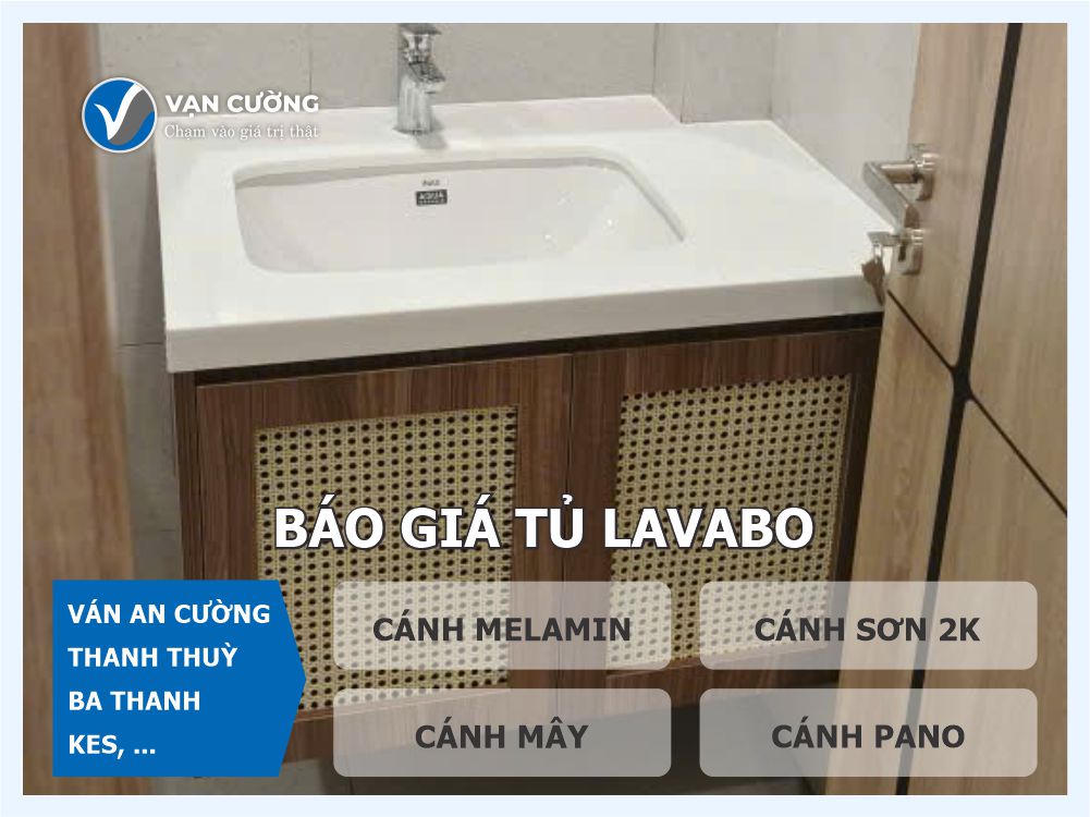 Báo giá tủ lavabo